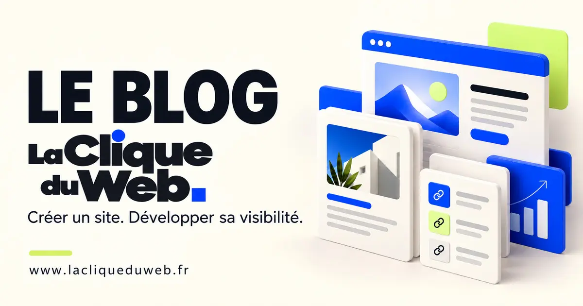 Le blog La Clique du Web : créer un site et développer sa visibilité.